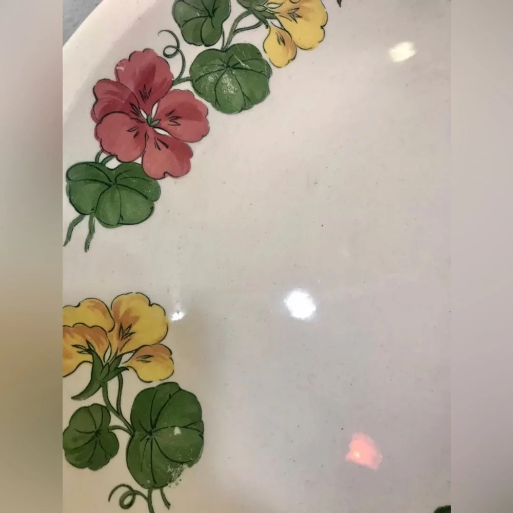 Vintage Shenandoah Ware Nasturtium Platter